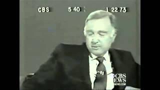 Walter Cronkite announces the death of LBJ