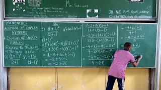 Complex Numbers 1(Definition, Addition, Subtraction, Multiplication and Division of Complex Numbers)