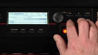 Korg Kross Music Workstation -- Video Manual part 2 of 5 -- Programs & Combinations