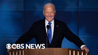 President Biden addresses Democratic National Convention | full video