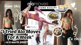 I Tried Alo Moves Ab Workout for a Week (Exhausted!!!) | Before and After| Is it worth the price?