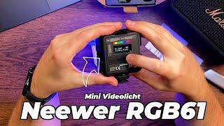 Neewer RGB61 mini Videolicht mit 20 verschiedenen Szenenmodi