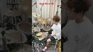 10.Easy fill in 화이팅입니다 #shorts#drums #김상철드럼 #드럼필인