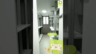 [네모시스템]  드레스룸에 도어시공으로 완벽한 옷방 만들기