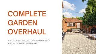 Garden makeover project (Virtual Staging Software)