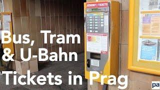 U-Bahn-Tickets kaufen in Prag: So löst man Fahrkarten für Metro und Straßenbahn