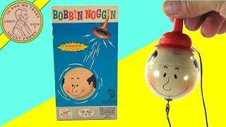 How To Play The Game Bobbin Noggin Vintage Magnetic Game - Milton Bradley - 1964