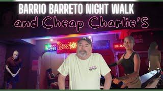 Subic Bay (Barrio Barretto) Night Walk with a visit at Cheap Charlie's Bar #nightlife #philippines