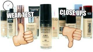 Milani Concealer & Perfect 2 in 1 Foundation || Wear Test & Review || Best Drugstore Foundation