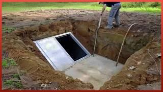 Man Builds Secret Underground BUNKER in his Backyard | by @tehnolexa