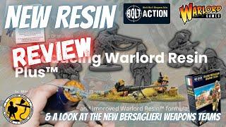 Warlord Resin Plus Review | A look Warlord Games new resin & Bolt Action Bersaglieri Weapons Teams