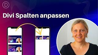 Zwei Divi Spalten nebeneinander ️ Anleitung für Smartphone