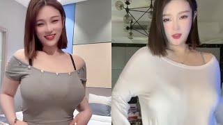 #tiktok #china #beautiful #林露露 弹跳乱晃 抖奶无敌 每日竖屏分享