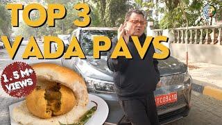 MUST TRY VADA PAVS IN MUMBAI | MUMBAI STREET FOOD | KUNAL VIAJAYAKAR | "Ft Mahindra XUV400"