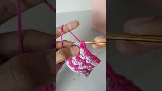 Amazing crochet pattern super easy|pola rajut mudah bagi pemula #crochet #crochetpattern #diy