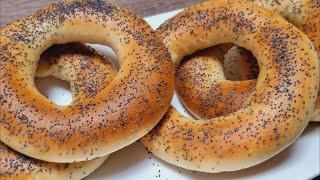 Ukrainian poppy seed bagels