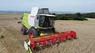 Claas Lexion 650 in der Triticale #farming #claas