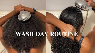 Low Porosity Wash Day Routine | Natural Hair Care with Shea Moisture