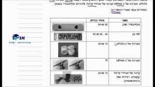 כיתה ט - שיעור 31 א1 - פתרון מבחן פיז''ה - שאלה מילולית - סקייטבורד 1