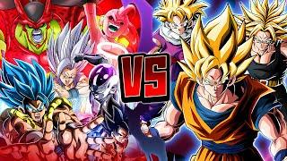 LR SSJ GOKU, GOHAN & TRUNKS VS. DIFFICULT BOSSES OF THE 9TH YEAR TANABATA META! (DBZ: Dokkan Battle)