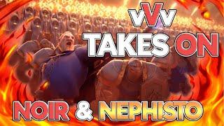 vVv TAKES ON Nephisto & NOIR! Zone 2 Opens & PvP Carnage BEGINS! Call of Dragons PvP Gameplay