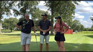 2 Pros & a Dad play golf