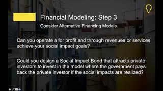 Financial Modeling Social Innovations and Enterprises