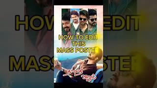 Mass poster editing in picsart in tamil-jss edits vlogs #tvk#picsartedit#posterdesign