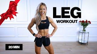 20 Minute Dumbbell Leg Workout at Home - Squats, RDLs | Caroline Girvan