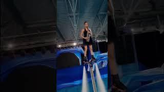 Flyboard and saxophone.  hydroflight