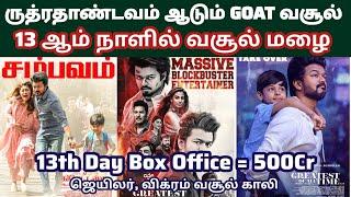 The Goat Movie 13th Day Box Office Collection | Goat Box Office | Thalapathy Vijay | Venkat Prabhu