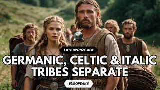 Germanic, Celtic & Italic Branches of Indo-Europeans Separate