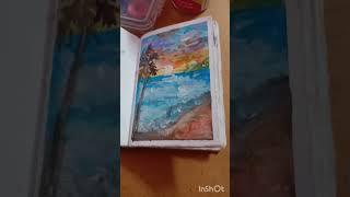 Beach landscape art