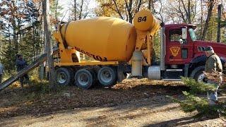 Concrete Pads For Clapboard Mill