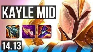 KAYLE vs KATARINA (MID) | 69% winrate, Legendary, 42k DMG, Rank 13 Kayle | EUNE Challenger | 14.13