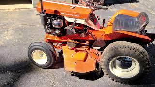 Simplicity Landlord 2012 and Allis Chalmers B1 Antique Garden Tractors