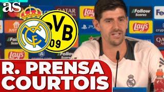 THIBAUT COURTOIS, RUEDA DE PRENSA COMPLETA | Previa REAL MADRID vs. BORUSSIA DORTMUND