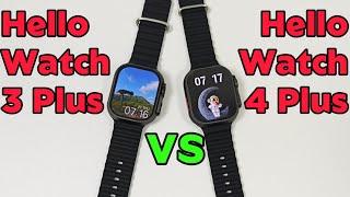 Comparision: Hello Watch 3 Plus VS Hello Watch 4 Plus-Which Smart Watch is Better?