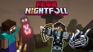 Can We Survive One Night In the HARDEST Minecraft Mod? (Fear Nightfall)