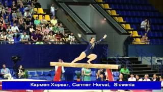 UKRAINE NATION CUP 2015, Кармен Хорват, Carmen Horvat,  Slovenia, бревно.