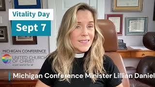 Vitality Day Promotion from Conference Minister Lillian Daniel