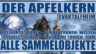 God of War Ragnarök - 100% Guide Svartalfheim - Der Apfelkern - Alle Sammelobjekte