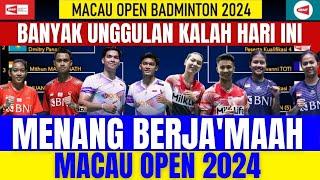 YES MENANG SEMUA‼️4 Wakil Indonesia Lolos 16 Besar.! Hasil Lengkap Semua Sektor Macau Open Hari ini.