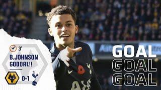 0-1! BRENNAN JOHNSON GOAAALLLL!!!  Wolverhampton vs Tottenham 11.11.23 #spurs #손흥민