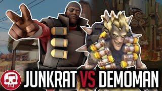 JUNKRAT VS DEMOMAN RAP BATTLE by JT Music (Overwatch vs TF2)