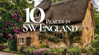 10 Most Beautiful Places to Visit in South West England 4k 󠁧󠁢󠁥󠁮󠁧󠁿 | Cotswolds | Dorset