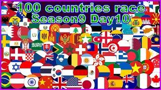 [Season9 Day10] 100 countries 39 stages marble point race | Marble Factory 2nd