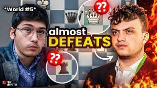 Hans Niemann Goes All Out against Alireza Firouzja | FIDE Grand Swiss 2023