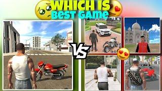 Indian bikes driving 3d VS Top 4 Copy games  || funntyaa