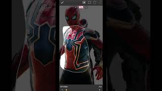 IRON MAN + SPIDER MAN + VENOMFusion Art #shorts #youtubeshorts